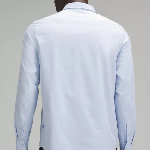 Lululemon New Venture Classic-Fit Long-Sleeve Shirt, Light Blue - Picture 2 of 7